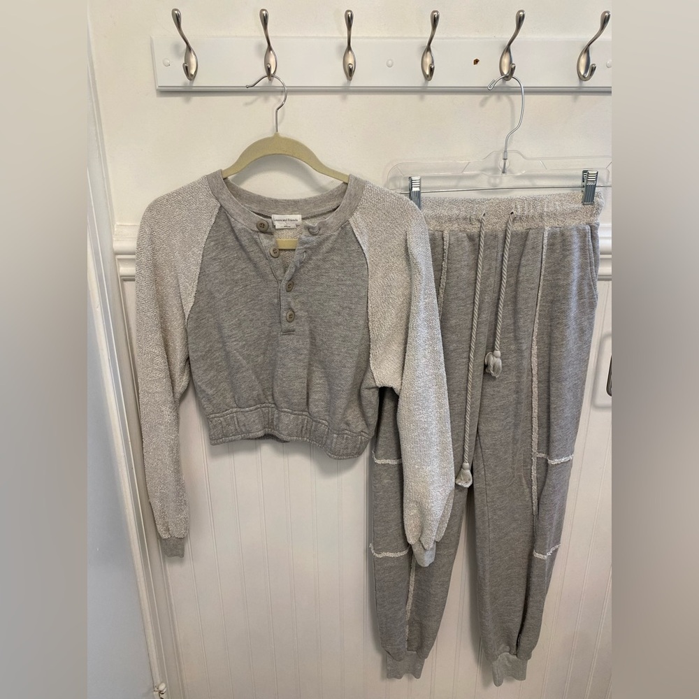 Lovers + Friends Gray Lounge Set